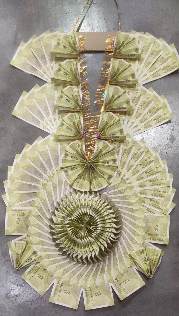 Product#1:&nbsp;बीस रुपये के नोट की माला